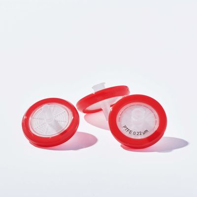 품질  Non Sterile Hydrophilic Disc Filter HPLC Certified PTFE Syringe Filters 0.22 Micron 공장